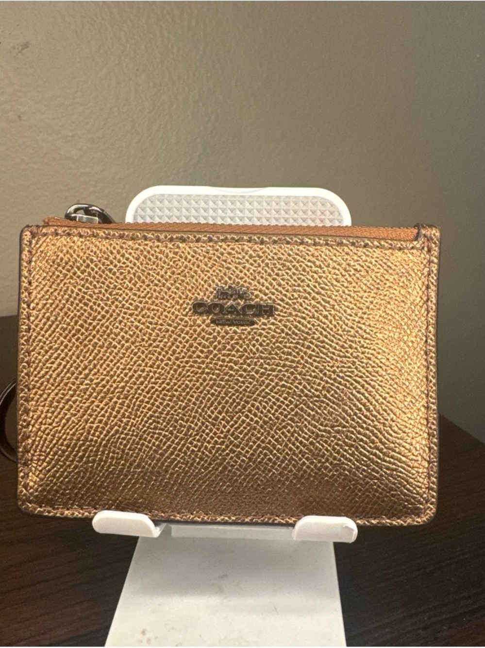 Coach Outlet Bronze Card Case